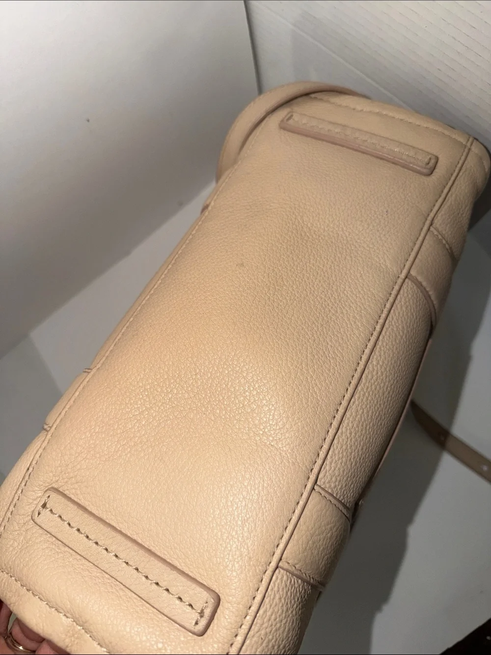 Marc Jacobs Beige Leather The Tote Bag
